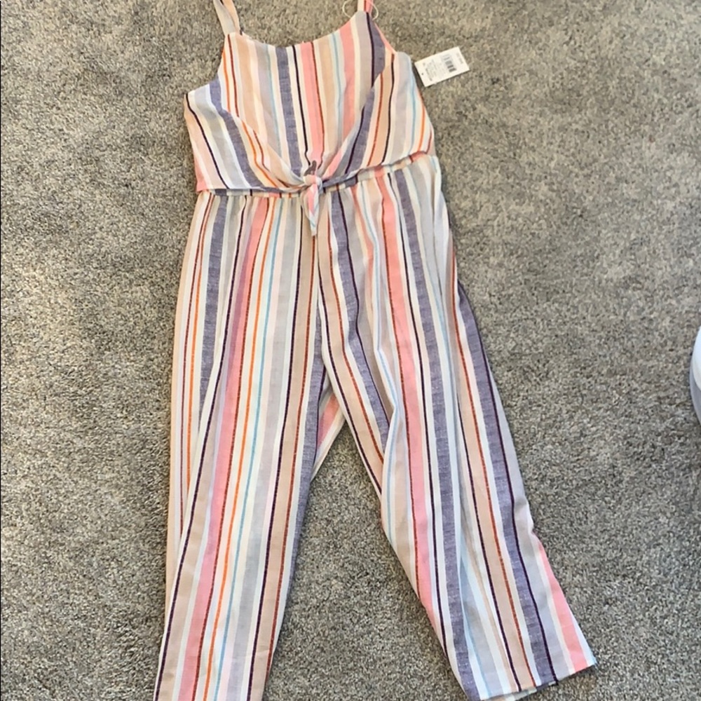 Colorful striped jumper